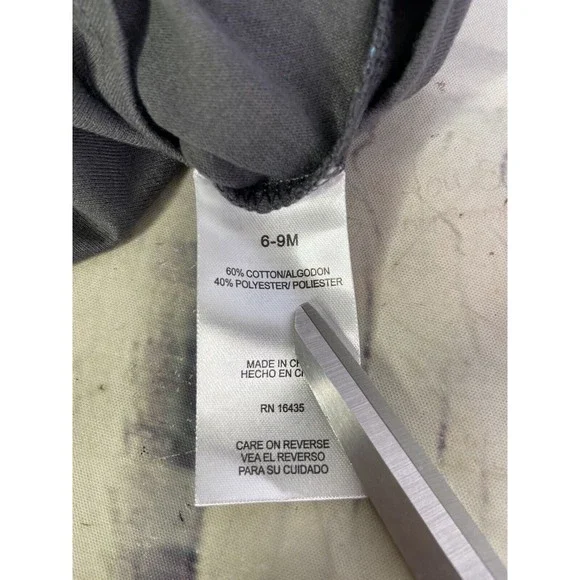 Disney Baby Monsters Inc Sully One Piece Snap Romper Footless Bodysuit 6-9 Month - Picture 4 of 6